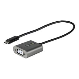 Adaptador usb tipo c a vga startech 0.30m - macho - hembra - negro
