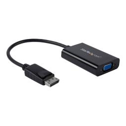 Adaptador displayport a vga startech 0.184m - macho - hembra - negro + cable micro usb tipo b a usb tipo a