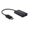 Adaptador displayport a vga startech 0.184m - macho - hembra - negro + cable micro usb tipo b a usb tipo a