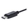 Adaptador displayport a vga startech 0.184m - macho - hembra - negro + cable micro usb tipo b a usb tipo a