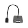 Adaptador usb tipo c a vga startech 0.30m - macho - hembra - negro