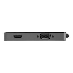 Adaptador usb tipo a a hdmi - vga startech - macho - hembra - negro - plata