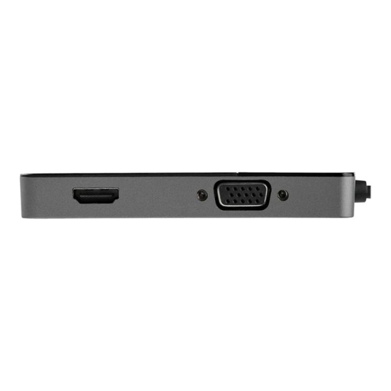 Adaptador usb tipo a a hdmi - vga startech - macho - hembra - negro - plata