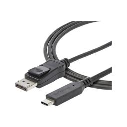 Cable usb tipo c a displayport startech 1.8m - macho - macho - negro