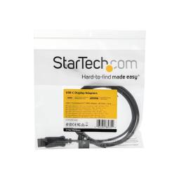 Cable usb tipo c a displayport startech 1.8m - macho - macho - negro