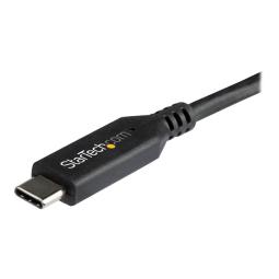 Cable usb tipo c a displayport startech 1.8m - macho - macho - negro