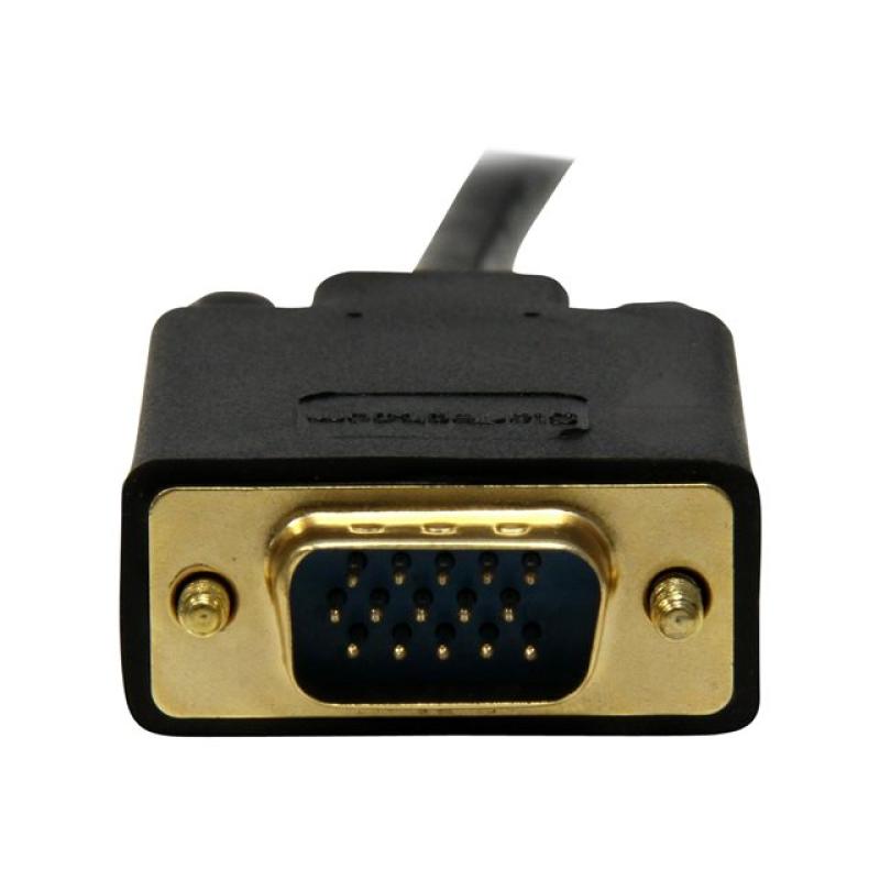 Cable displayport a vga startech 1.83m - macho - macho - negro