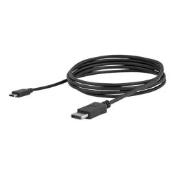 Cable usb tipo c a displayport 4k startech 1.8m - macho - macho - negro