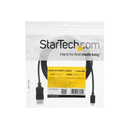 Cable usb tipo c a displayport 4k startech 1.8m - macho - macho - negro