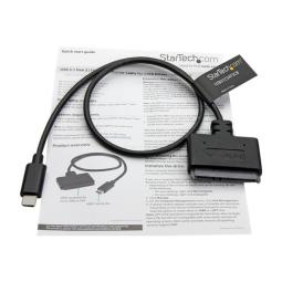Cable usb tipo c a sata 6gb - s startech para disco duro 2.5 pulgadas