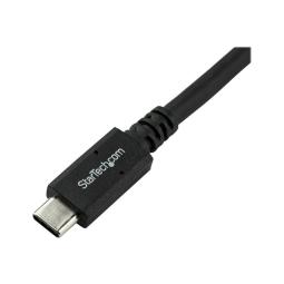 Cable usb tipo c startech 1.8m - macho - macho - negro