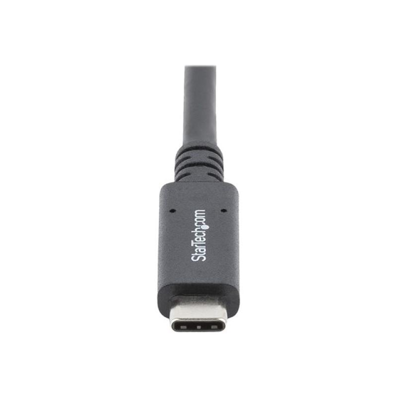 Cable usb tipo c startech 1.8m - macho - macho - negro