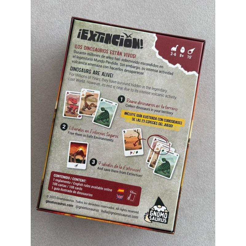 Juego de mesa extinción