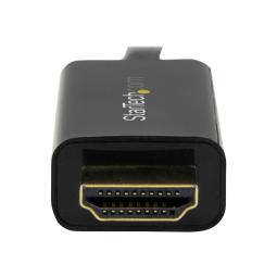 Cable mini dp a hdmi startech 1m - macho - macho - negro