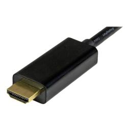 Cable mini dp a hdmi startech 1m - macho - macho - negro