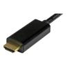 Cable mini dp a hdmi startech 1m - macho - macho - negro