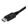 Cable usb tipo c a displayport startech 1m - macho - macho - negro