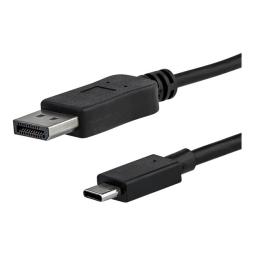 Cable usb tipo c a displayport startech 1m - macho - macho - negro