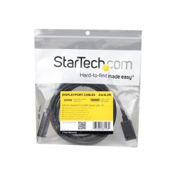 Cable displayport a hdmi startech 2m - macho - macho - negro