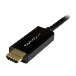 Cable displayport a hdmi startech 2m - macho - macho - negro