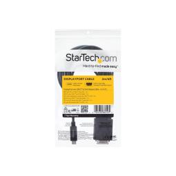 Cable usb tipo c a vga startech 2m - macho - macho - negro
