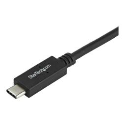 Cable usb tipo c a dvi - d startech 2m - macho - macho - negro