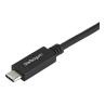 Cable usb tipo c a dvi - d startech 2m - macho - macho - negro