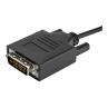Cable usb tipo c a dvi - d startech 2m - macho - macho - negro
