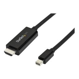 Cable mini dp a hdmi startech 3m - macho - macho - negro