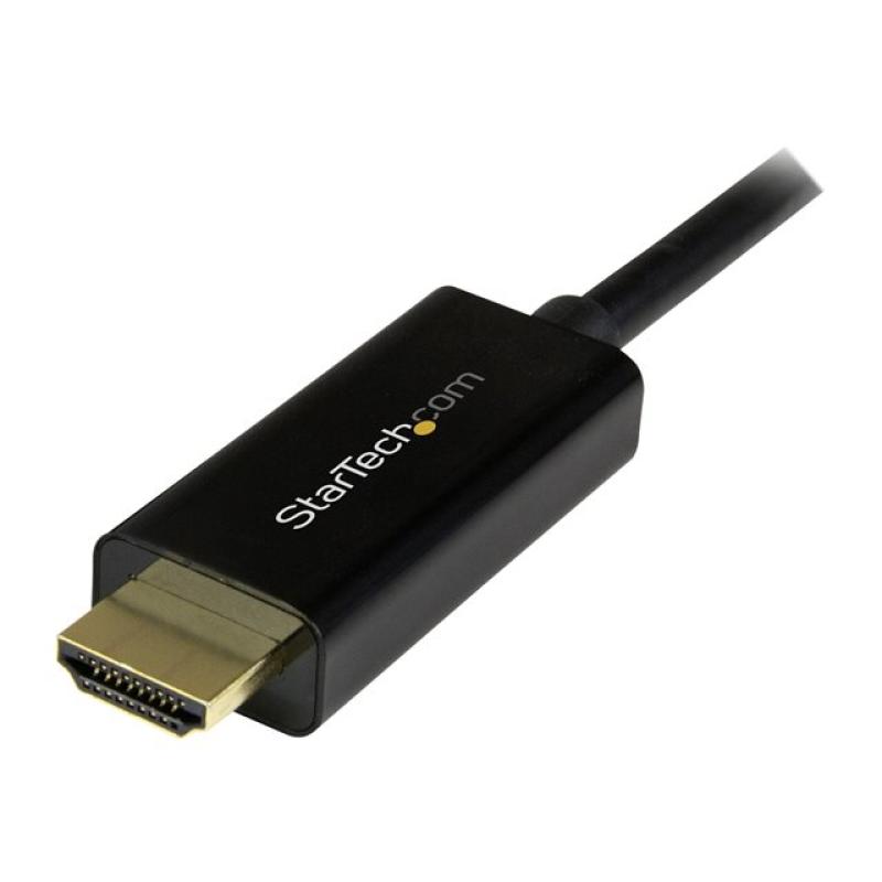 Cable displayport a hdmi startech 3m - macho - macho - negro