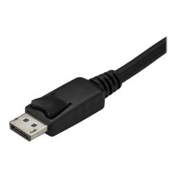 Cable usb tipo c a displayport startech 3m - macho - macho - negro