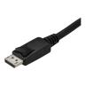 Cable usb tipo c a displayport startech 3m - macho - macho - negro