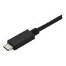 Cable usb tipo c a displayport startech 3m - macho - macho - negro