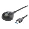 Cable usb tipo a startech 1.5m - macho - hembra - negro