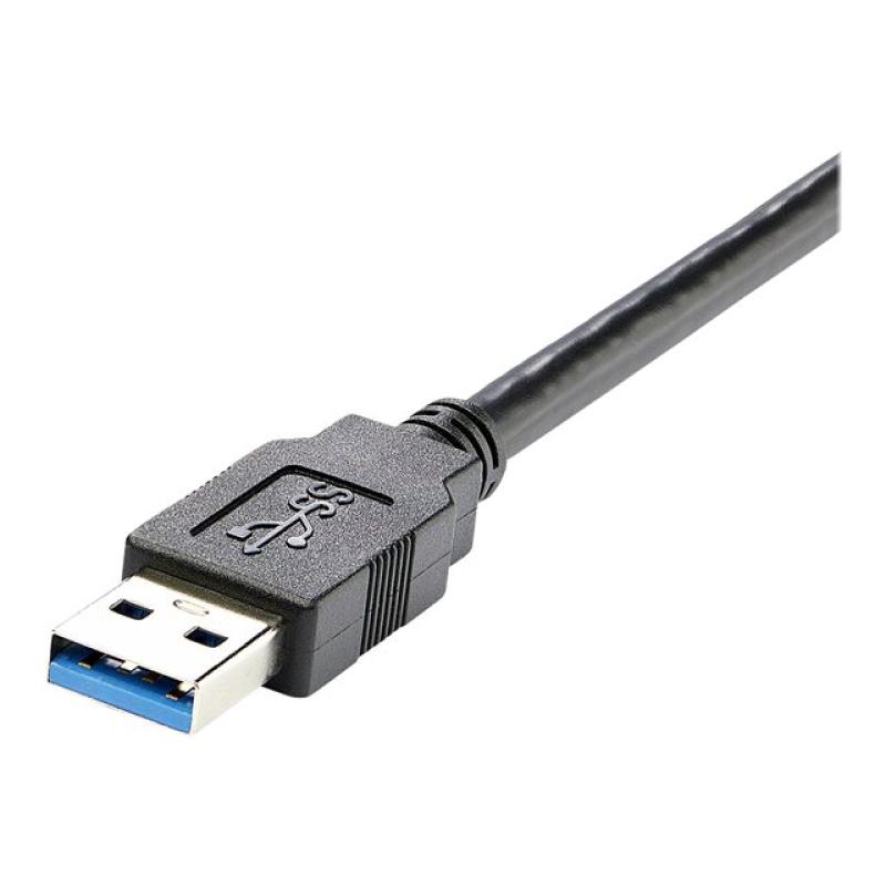 Cable usb tipo a startech 1.5m - macho - hembra - negro