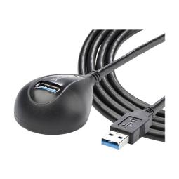 Cable usb tipo a startech 1.5m - macho - hembra - negro