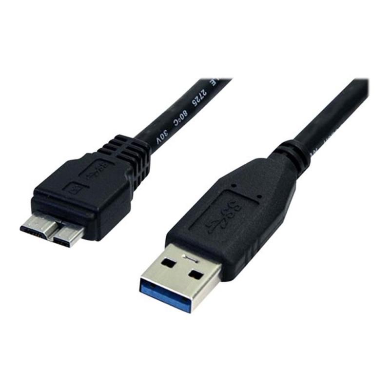 Cable micro usb tipo b a usb tipo a startech 0.5m - macho - macho - negro