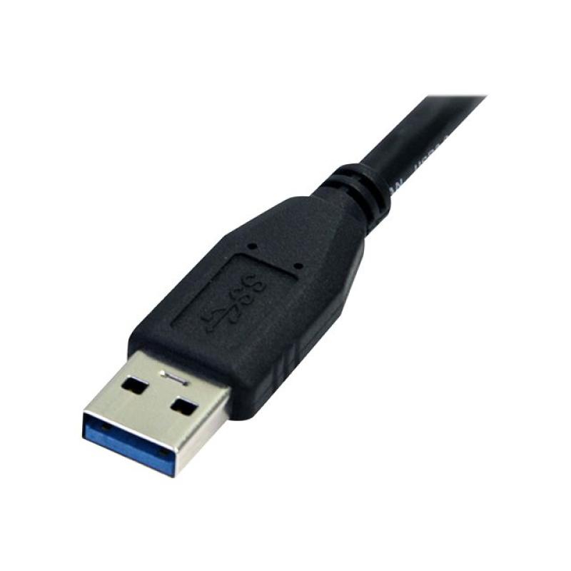 Cable micro usb tipo b a usb tipo a startech 0.5m - macho - macho - negro