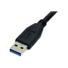 Cable micro usb tipo b a usb tipo a startech 0.5m - macho - macho - negro