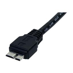 Cable micro usb tipo b a usb tipo a startech 0.5m - macho - macho - negro
