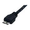 Cable micro usb tipo b a usb tipo a startech 0.5m - macho - macho - negro