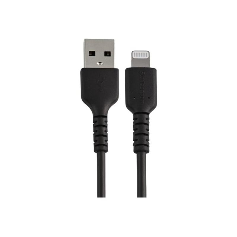 Cable usb tipo a a lightning startech 0.15m - macho - macho - negro