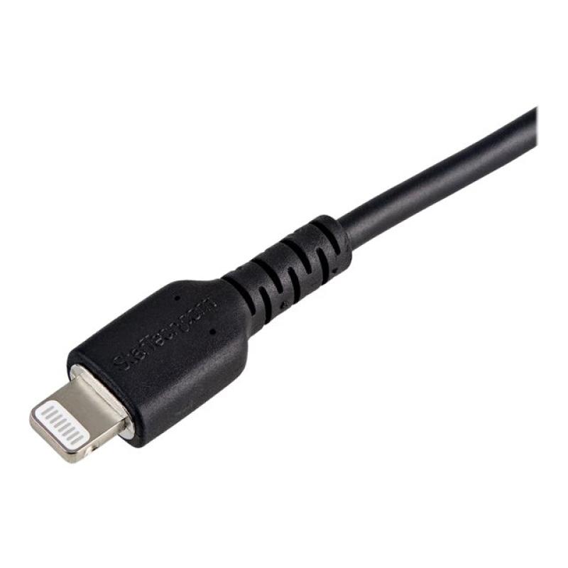 Cable usb tipo a a lightning startech 0.15m - macho - macho - negro