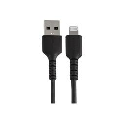 Cable usb tipo a a lightning startech 0.15m - macho - macho - negro