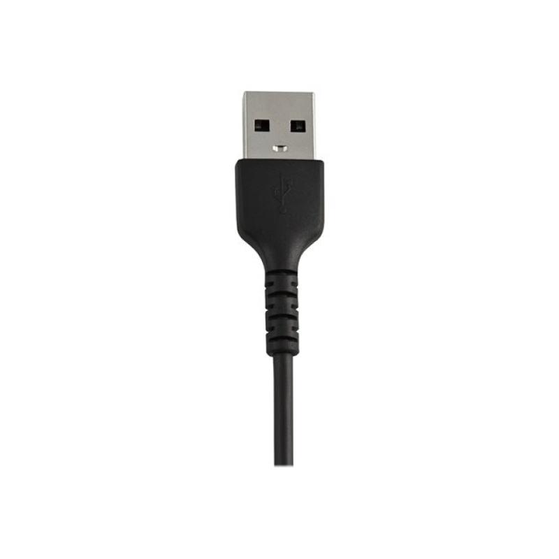 Cable usb tipo a a lightning startech 0.15m - macho - macho - negro