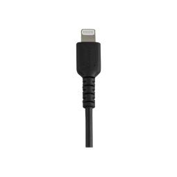 Cable usb tipo a a lightning startech 0.15m - macho - macho - negro