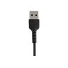 Cable usb tipo a a lightning startech 0.15m - macho - macho - negro