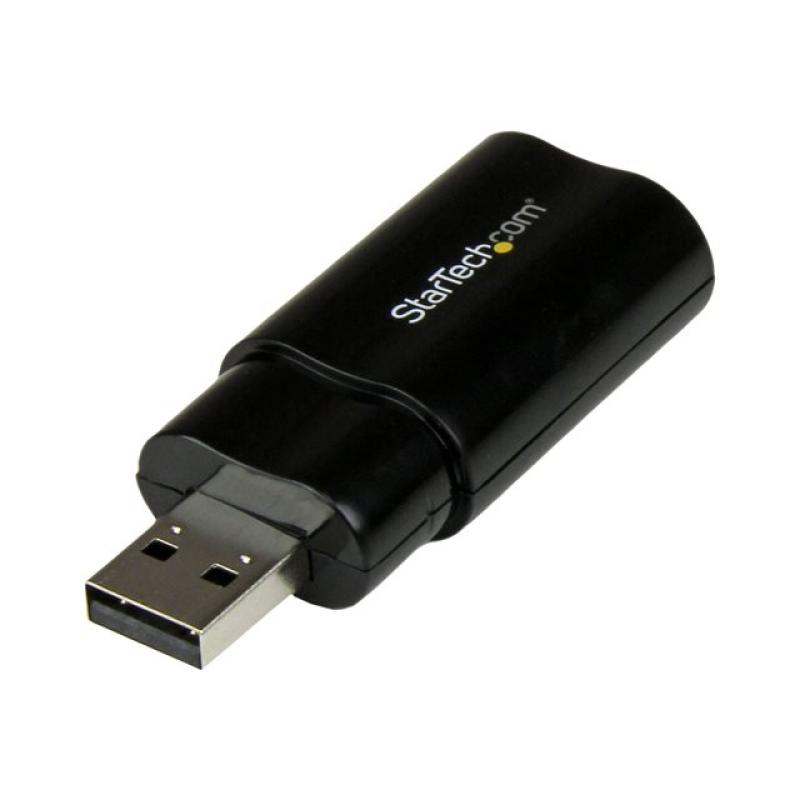 Tarjeta de sonido usb 2.0 startech icusbaudiob estereo