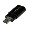 Tarjeta de sonido usb 2.0 startech icusbaudiob estereo