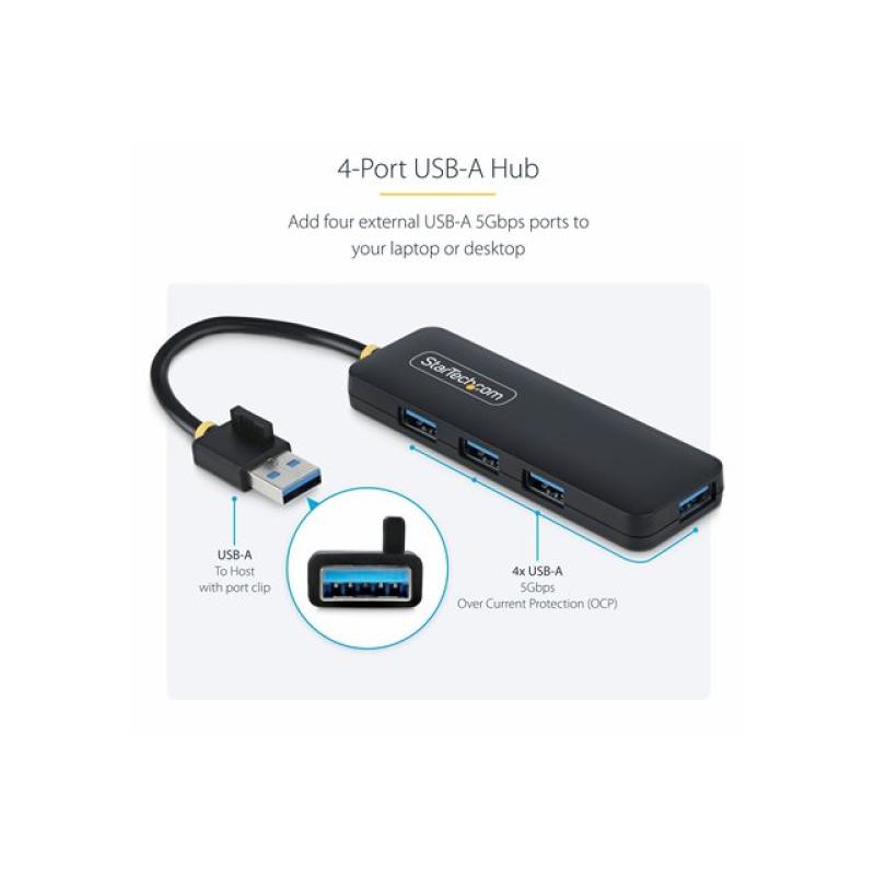 Hub startech usb tipo a 4 en 1